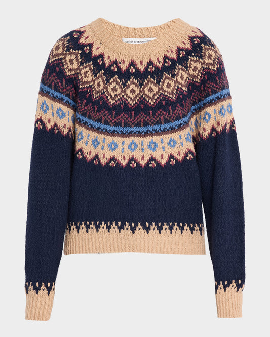 Chunky Fair Isle Crewneck